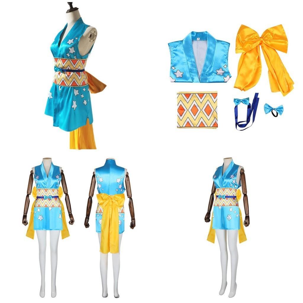 Authentic One Piece Nami Cosplay Suit Accurate Design Halloween Costume For Ladies