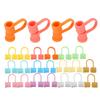 24x/set Rainbow Color Silicone Straw Tips Cover Reusable Drinking Dust Proof Straw Tip Covers 8mm Straw-Topper Straw Tip