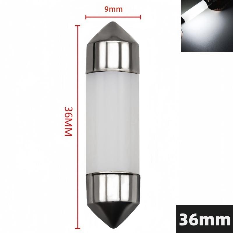 Bulk Pack 1/10pcs C5W LED Car Interior Lamp 31mm-41mm Festoon 10W COB 12V 6500K White for Reading Light Trunk Plate