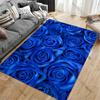 Blue Love Rose Carpets Living Room Tea Table Mats Bedroom Rug Washable Floor Mats Household Mat Dinosaur Carpet Rug