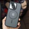 Luxury Magnetic For Magsafe Wireless Charge Matte Translucent Case For iPhone 16 Pro 16e 15 14 13 12 11 Pro Max Shockproof Cover