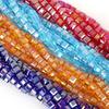 Square 8mm Glass Crystal Beads for DIY Ancient Style Jewelry: Bracelet, Necklace, Earrings