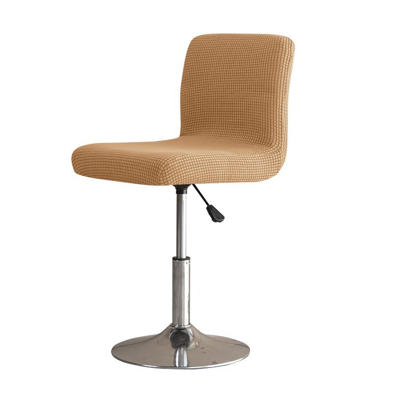 Bar Stool Cover Polar Fleece Armless Chair Cover Low Back Swivel Chair Covers Office Rotating Lift Chair Covers Dining Protector