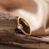 S925 Sterling Silver Natural Color Treasure December Birthstone Ring Light Luxury Premium Sense Index Finger Little Finger Ring