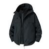 Unisex Outdoor Hiking Jacket With Removable Hood Windproof Breathable Waterproof Shell Winter Trekking Mountaineering