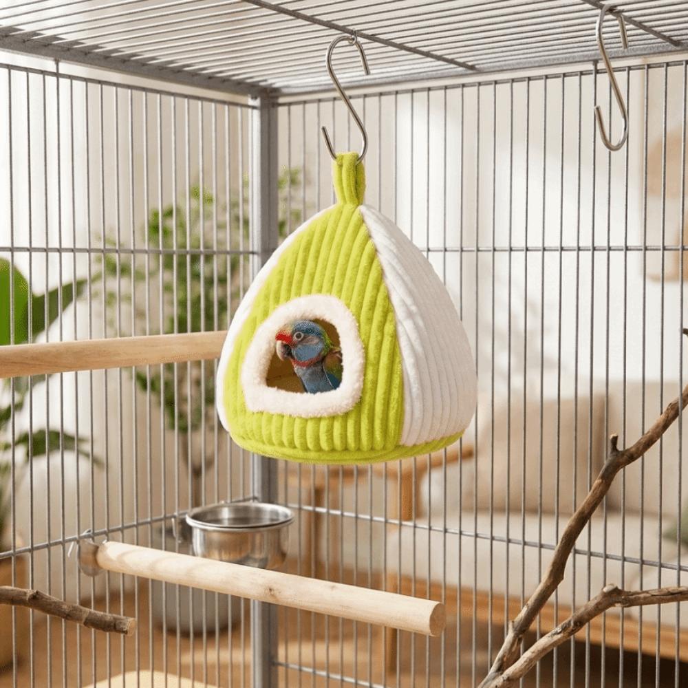 Bite Resistant Winter Bird House Warm Bird Hanging Hammock Windproof Bird Sleeping Nest Autumn