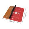 Router Table Insert Flip Plate 9.4x9.6x1.6inch Versatile Aluminium Woodworking Tool for Decoration Workers Simple Assembly