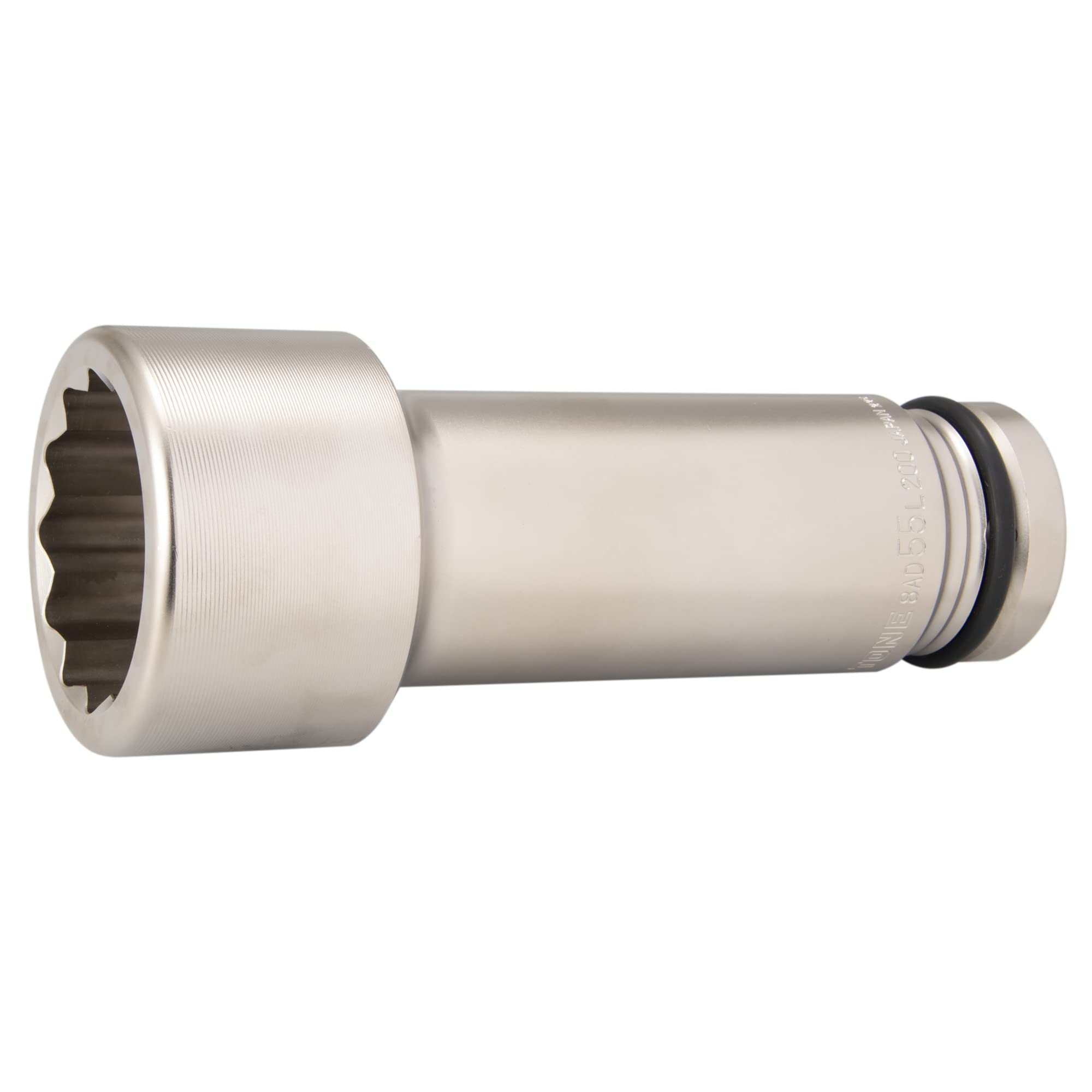 

TONE 8AD-55L200 12-Point Anchor Bolt Socket, 25.4mm (1 ) Drive, 55mm Width