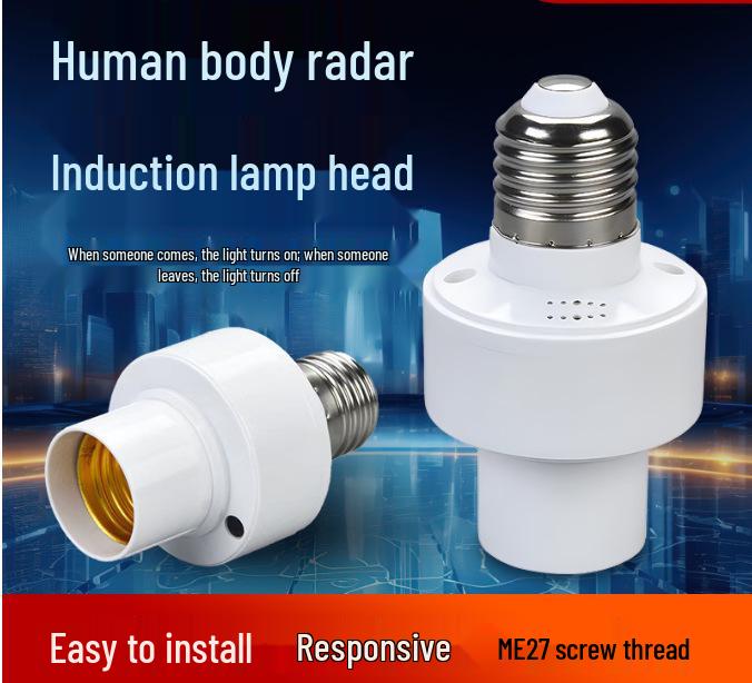 Smart Voice-Activated Light Bulb E27 - Speak-Controlled On/Off Home Lighting