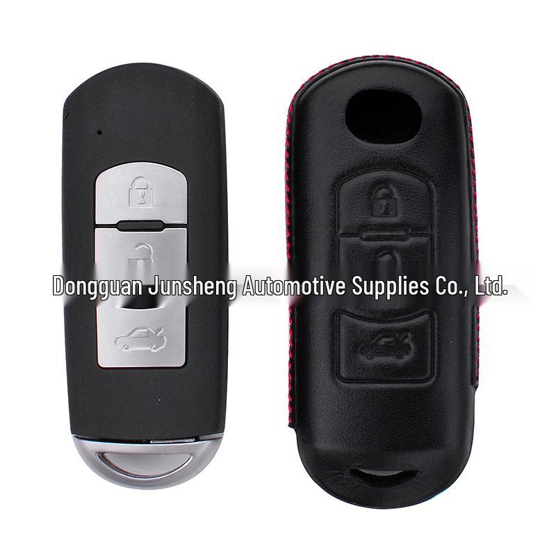 4D Cowhide Key Case for Mazda Axela/M3/M5/M6/M7/CX