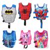 Kids' Muscle Float Vest For Water Activities Cartoon Print Polyester Fabric