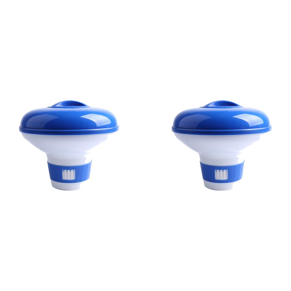 Swimming Pool Floating Chlorine Dispenser Disinfection Automatic Applicator Pump Pill Disinfecting Box Spa Pool Accessories
