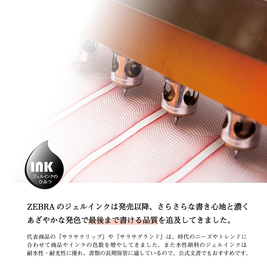 Zebra Gel Ballpoint Pen Refills for Sarasa Set Grand, JF-0.5mm, 11-Color (P-RJF5-AZ11C)