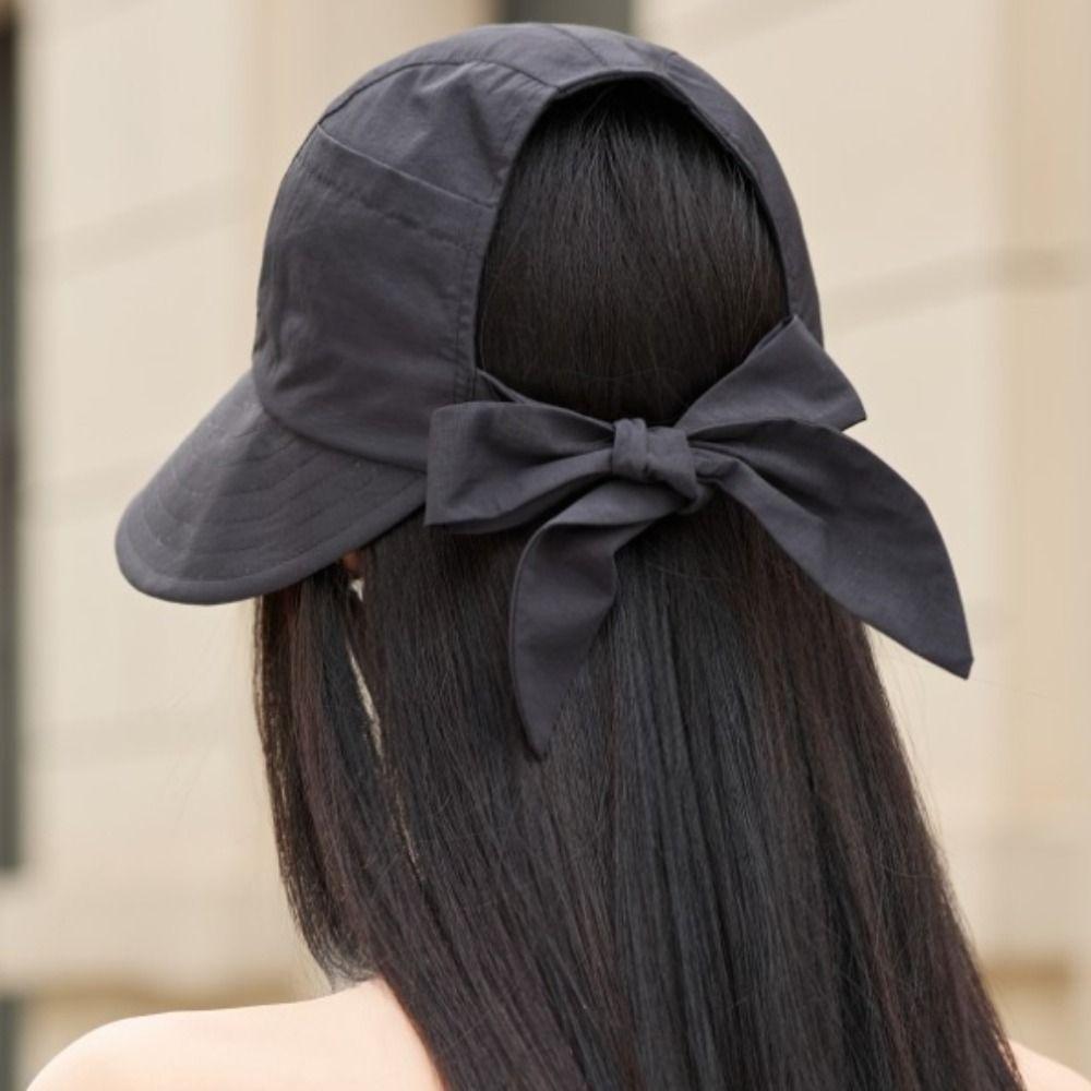 Quick Dry Sunscreen Baseball Hat Wide Brim Sports Cap Casual Retractable Sun Hat  Sports
