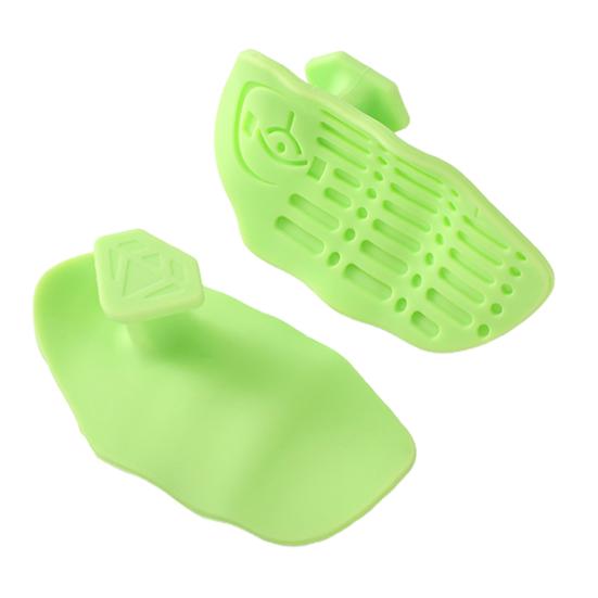 

1 пара противоскользящих силиконовых захватов для тренировок для мужчин и женщин, защита ладоней для поднятия тяжестей, тяга гантелей, подтягивания, захваты для тренировок в спортзале зелёный