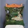 Edouard Manet World Famous Oil Painting Olympia Young Girls The Lunch Impressionism Sofa Pillow Case Gallery Art Cushion Cover