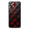 Black Red Ripple Art Phone Case for Samsung Galaxy S26 S25 S24 S23 S22 S20 S21 FE Ultra S25 Edge Plus 5G Soft TPU Cover Fundas