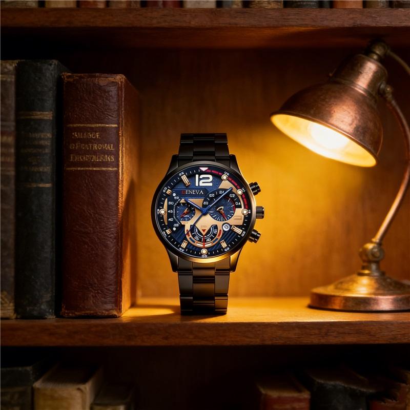 Modne Męskie Zegarki Sportowe Luksusowy Stal Nierdzewna Kwarcowy Zegarek na Rękę Kalendarz Zegarek Luminescencyjny Mężczyźni Biznesowy Codzienny Reloj Hombre