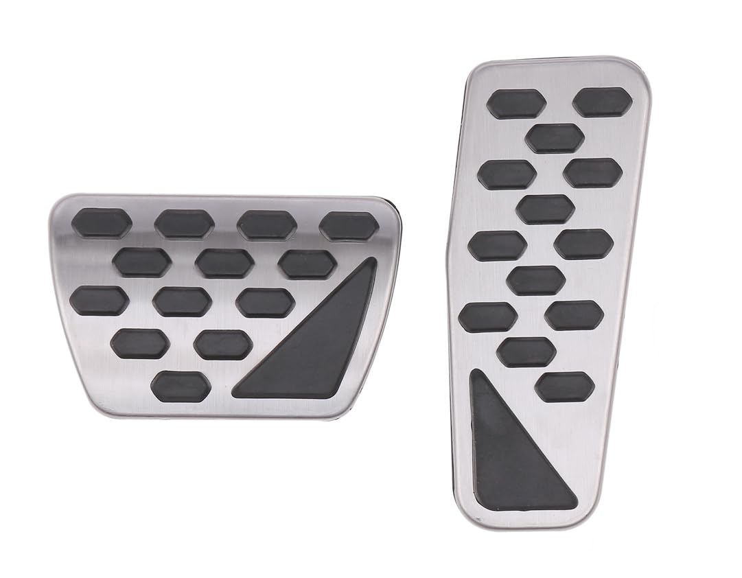 

Накладки на педали для Jeep Wrangler JL 2018-настоящее время, нержавеющая сталь, комплект из 2 штук с усиленной лентой, накладки на педали тормоза и газа