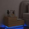 Bedside Table - Maison Exclusive - Sonoma Oak - RGB LED - 70x36x40.5 Cm