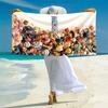 1pc One Piece Figures Adventure Microfiber Beach Towels Quick Dry Towel Sand Beach Towels Pool for Travel Swim Pool. B7280121
