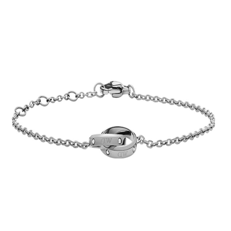 DANIEL WELLINGTON Star Small Double Ring Simple Fashion Alloy Bracelet Women's Style DW00400357