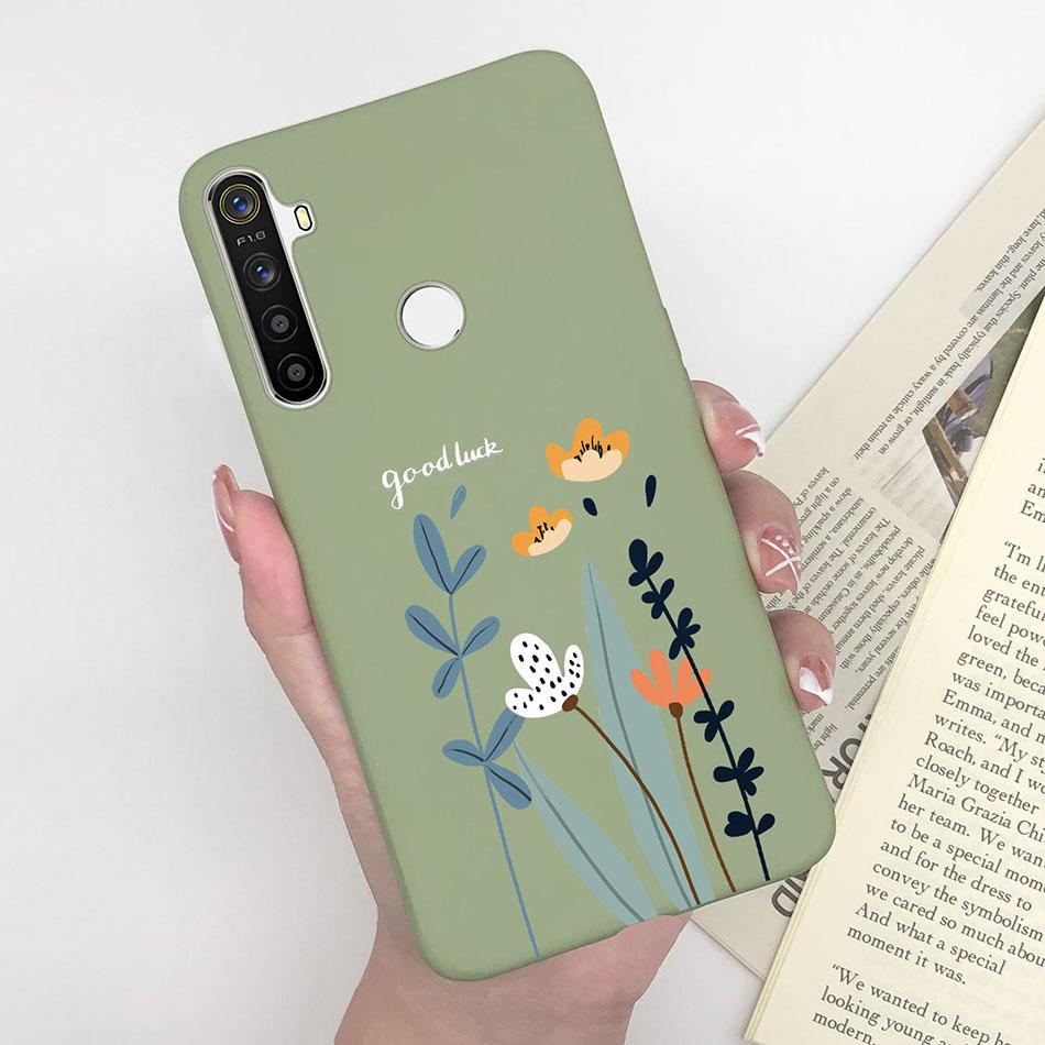 For Oppo Realme 5 Pro Oppo Realme 5 5i 5s C3 6i Realme5 5 Pro Realme6i Phone Cases Cute Soft Matte Bumper Back Cover Funda Coque