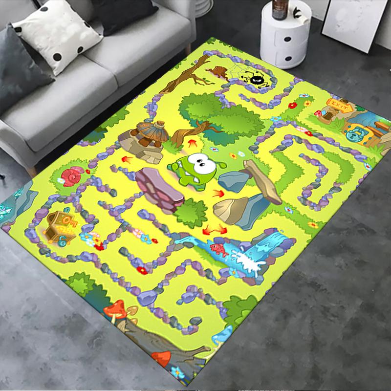 

2025 New Om Nom Stories Carpet Rug for Living Room Bedroom Home Sofa Decoration,Kids play Non-slip Floor Mat100 40x60cm( 15x23in )
