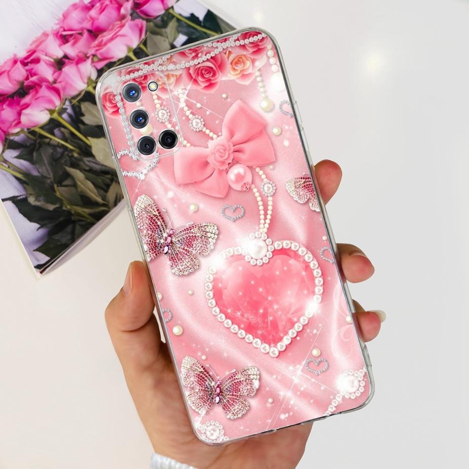 For Oppo A52 A72 A92 Case Cute Fashion Painted Cover Clear Silicone Phone Cases For Oppo A72 A 52 92 OppoA52 OppoA72 Soft Fundas