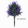 UV Resistant Simulation Lavender Plant Multicolor Fake Greenery Plant  Garden Patio Yard