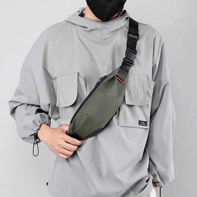 Men Waist Bag Young College Students Travel Men Crossbody Bag Male Belt Bag Waterproof Fashion Chest Bags