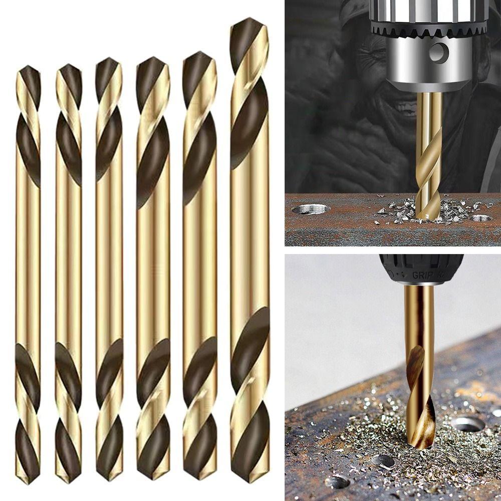 Metal Hole Cutter Tools Cobalt Coated Drilling Tools Drills Punch Tools Twist Drill Bit Double Head