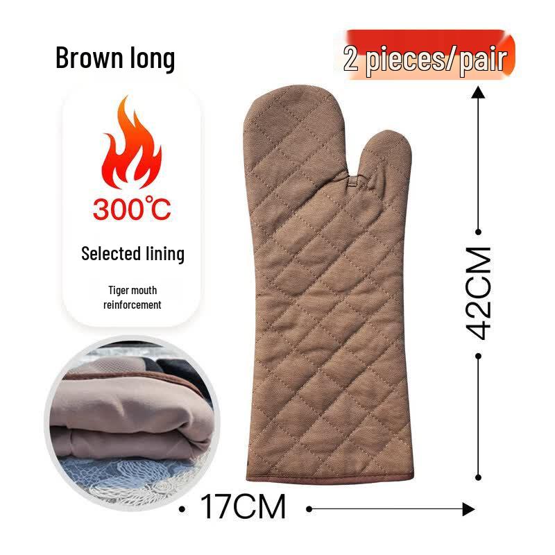 Qiwai 500-Degree Heat-Resistant Oven Mitts