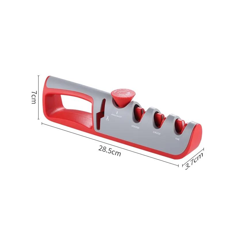 One piece set of high-precision four in one knife sharpener, diamond knife sharpener, multifunctional fast knife sharpener 24 Hour Shipping