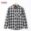 YUZHAOLIN Women's Autumn Plaid Lapel Shirt