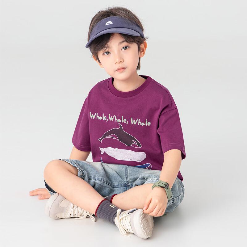 

DuoDuoJia Boys Cooling Cotton Printed Short-Sleeve T-shirt 150