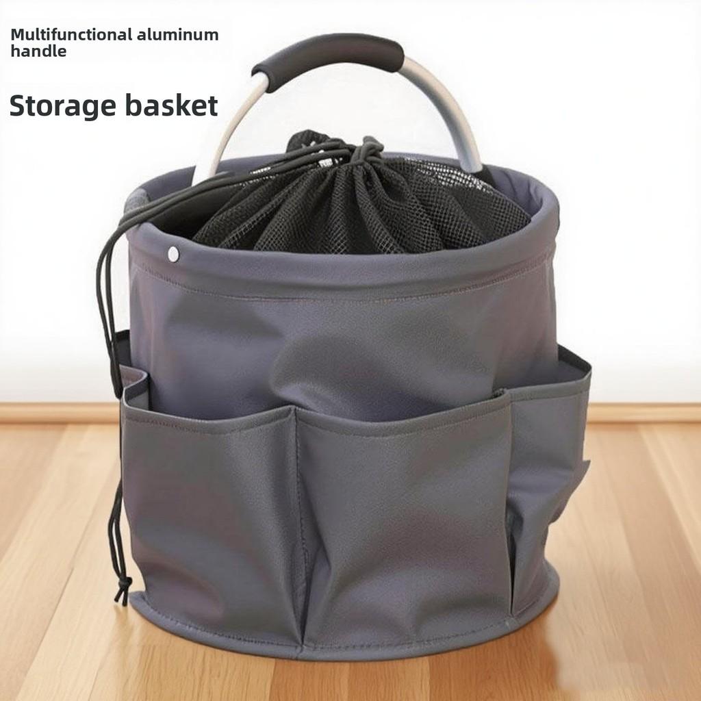 Oxford Cloth Collapsible Camping Basket With Multifunctional Storage For Outdoor Picnic And Home Organization