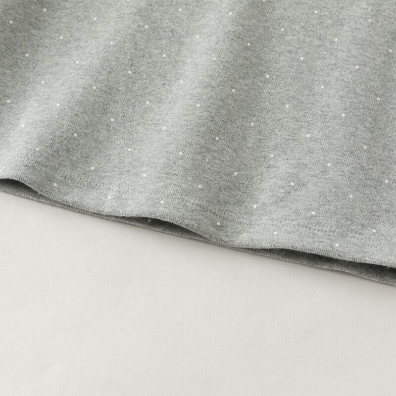 DAVE & BELLA Girls' Long-Sleeve Ruffle-Collar Cotton Base Layer