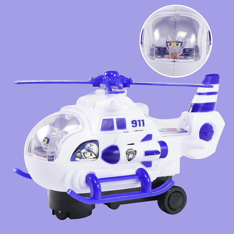 

New Children s Electric Light Music Plane Universal Helicopter Boy Toy Car