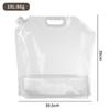 Foldable Outdoor Water Storage Bag Food Grade Leak Proof Valve Large Capacity for Camping Picnic Fishing Activities