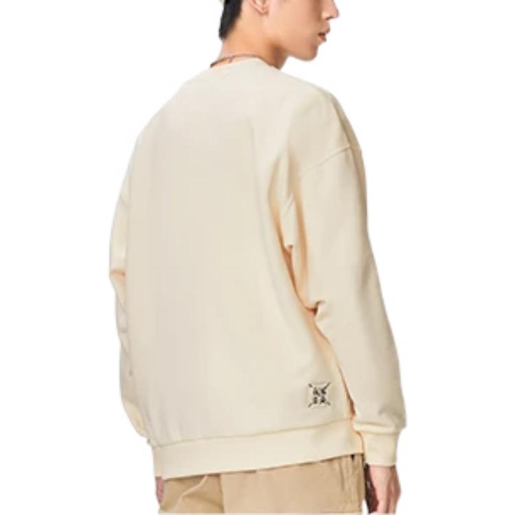 Li Ning Sports Life Collection Sweatshirt Unisex White AWDSB51-1