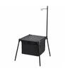 Aluminum Folding Camp Table Foldable Camping with Storage Compartment