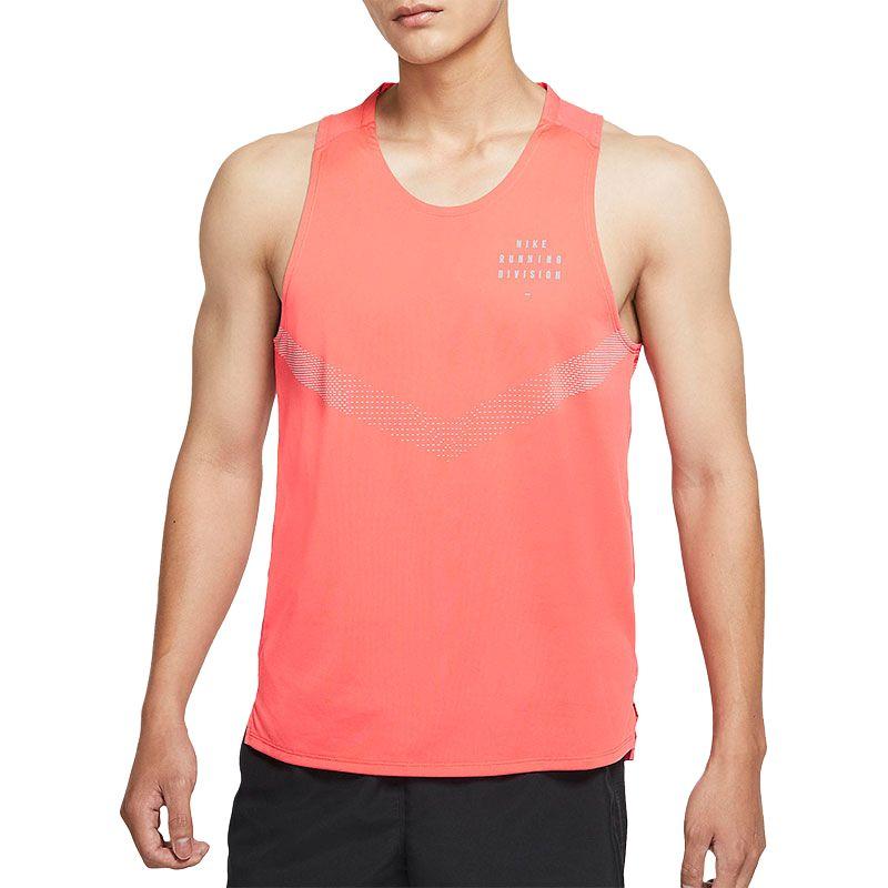 

Nike Dri-Fit Rise 365 Comfortable Casual Sleeveless Pullover Men Tops Orange Pink DD4787-814 M