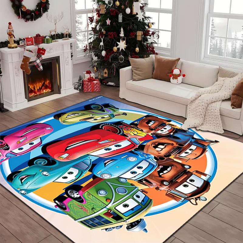 1PC Lightning McQueen Rug - Home Decoration Carpet For Living Room Bedroom Flooring Computer Chair Area Rug