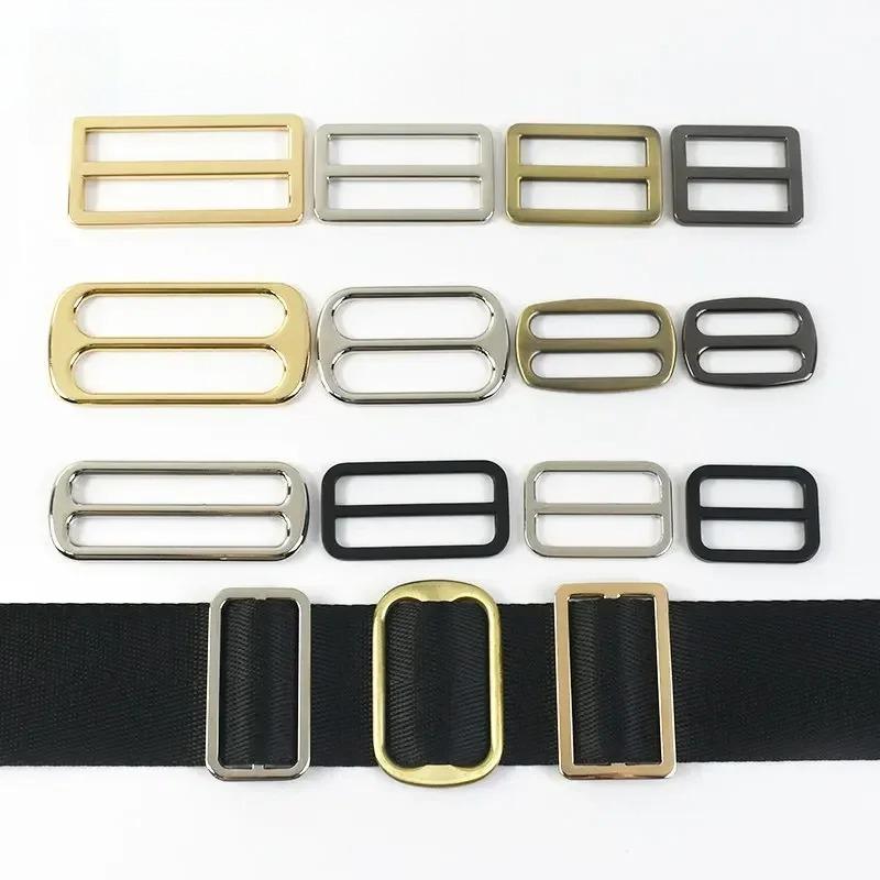 5/10 Pezzi 25/32/38/50mm Fibbie Metalliche per Borsa Anello Tri-Glide Fibbia Regolatore Cinturino Ganci Chiusura Accessori Hardware Fai da Te