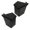 2 Pcs Rear Trunk Organizer Side Storage Packets Bins with Lid Additional Storage Box Tray Replacement for Tesla Model Y
