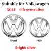 2026 Hot Car Front Grille Rear Trunk Emblem Lid Cover Logo Sticker Badge Decoration Accessories For Volkswagen VW Golf 6 MK6 2009-2012 ES1