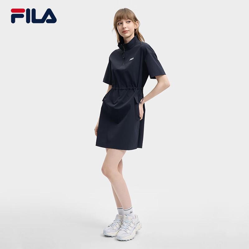 FILA Women's Woven Polo Shirt Dress