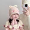 Baby Plush Hat For Girls With Cartoon Design And Warmth For Winter Comfort