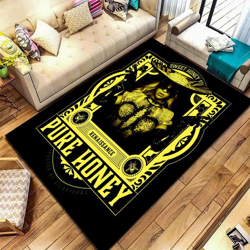 Beyonc Carpet Rug for Living Room Bedroom Home Sofa Decoration,Kids play Nonslip Floor Mat